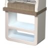 Immagine di BARBECUE CAORLE CARBONELLA E LEGNA MISURA 82x51,5XH165,5 CM SAROM