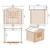 Immagine di CASETTA BLOCKHOUSE SARA SP19 L246-P200-H220 CM LOSA