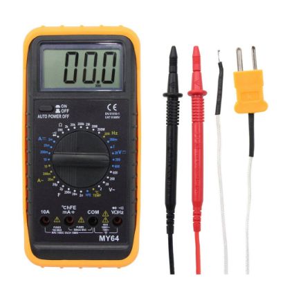 Immagine di TEST-MULTIMETRO PROFESSIONALE CON PROTEZIONE ANTIURTO ELECTRALINE