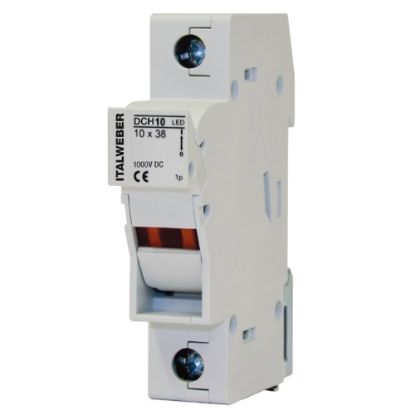 Immagine di PORTAFUSIBILI SEZIONABILE SERIE DCH 2X38 25A 1000V DC ITALWEBER