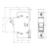 Immagine di PORTAFUSIBILI SEZIONABILE SERIE DCH 2x38 25A 1000V DC ITALWEBER