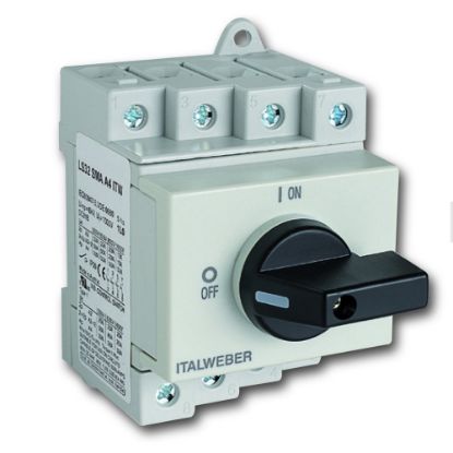 Immagine di SEZIONATORE MODULARE QUADRIPOLARE 1000VDC 16A LS-16 ITALWEBER