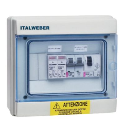 Immagine di QUADRO AC CABLATO PER CORRENTE ALTERNATA MONOFASE 16A ITALWEBER
