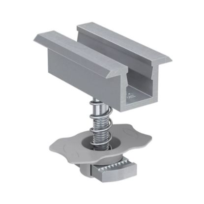Immagine di MORSETTO CENTRALE PREASSEMBLATO PER MODULI FOTOVOLTAICI PMC 33-39 CONFEZIONE 10 PZ FISCHER
