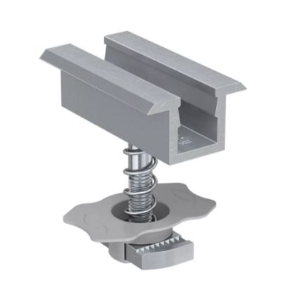 Immagine di MORSETTO CENTRALE PREASSEMBLATO PER MODULI FOTOVOLTAICI PMC 28-34 CONFEZIONE 10 PZ FISCHER