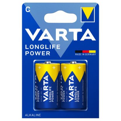 Immagine di PILA MEZZA TORCIA 1,5V LONGLIFE POWER CONFEZIONE 2 PZ VARTA