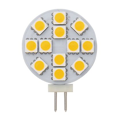 Immagine di LAMPADINA CIRCOLARE LED PROFILO PIATTO 2W 12V 3K ECOLED G4 ROUND BEGHELLI