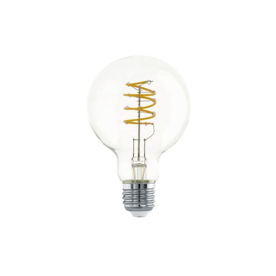 Immagine di LM_LED_E27 - DIFFUSORE IN VETRO - FINITURA CERAMICA L.126 MM Ø 80 MM EGLO