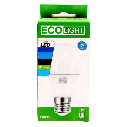 Immagine di LAMPADA LED E27 LUCE CALDA 3000K GOCCIA ECOLIGHT A60 9W CENTURY