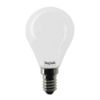 Immagine di LAMPADINA LED TUTTOVETRO OPALINO A SFERA 5W 3K ATTACCO E14 CONFEZIONE 4 PZ BEGHELLI