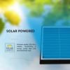 Immagine di FARETTO LED DA TERRA A PICCHETTO COLORE NERO CON PANNELLO SOLARE 2W 140x150x280 MM 6400K IP65 VT-952 V-TAC