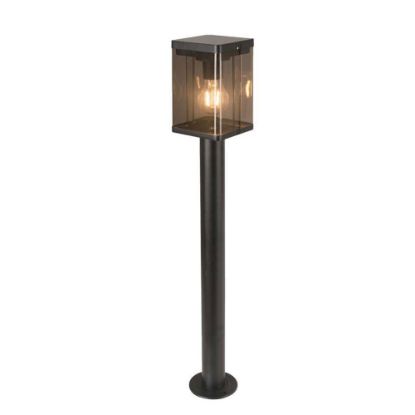 Immagine di LAMPIONCINO LED DA TERRA SOLARE 2.5W CON SENSORE DI MOVIMENTO A MICROONDE 120X120MM COLORE NERO ALTEZZA 800MM 3000K IP44 VT-1134 V-TAC