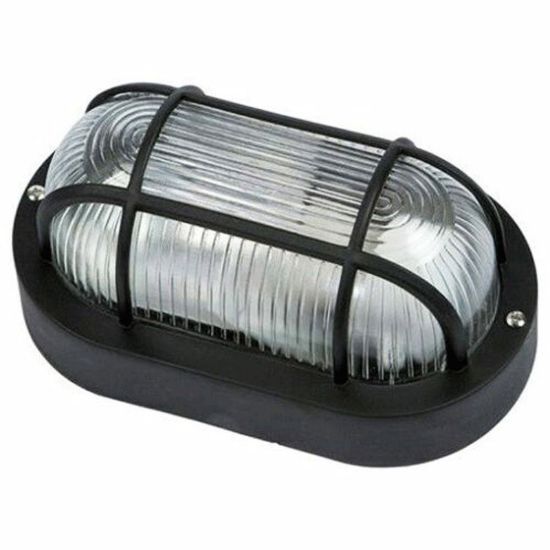 Immagine di PLAFONIERA A TARTARUGA OVALE 60W NERA F.A.E.G.