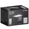 Immagine di APPLIQUE A MURO DA ESTERNO QUADRATA 17W 150LM/W COLORE NERO 3000K IP65 VT-11020-SQ-B V-TAC