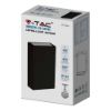 Immagine di APPLIQUE A MURO DA ESTERNI RETTANGOLARE 4W COLORE NERO 3000K IP65 VT-844-B-N V-TAC