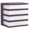 Immagine di APPLIQUE A MURO DA ESTERNI A LANTERNA 8W MODERNA COLORE MARRONE 3000K IP65 VT-732-B V-TAC