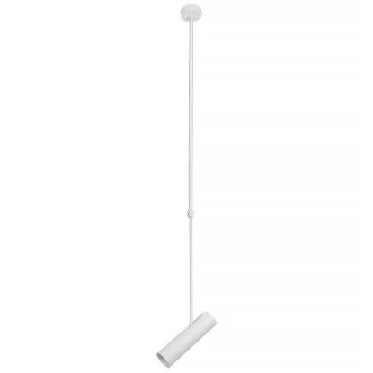 Immagine di PORTAFARETTO LED A SOSPENSIONE GU10 CORPO IN ALLUMINIO BIANCO DIAMETRO 60 X 220 MM LAMPADINA NON INCLUSA VT-7900-W V-TAC