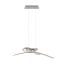 Immagine di LAMPADA EGLO PALOZZA - STRUTTURA IN ALLUMINIO / FINITURA NICHEL OPACO DIFFUSORE IN RAME, NERO / FINITURA BIANCO 705x315 H 1100