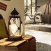Immagine di LAMPADA EGLO BRADFORD - STRUTTURA IN ACCIAIO / FINITURA METALLO DIFFUSORE IN VETRO / FINITURA CERAMICA H330 DIAMETRO 140