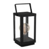 Immagine di LAMPADA EGLO BRADFORD 1 - STRUTTURA IN ACCIAIO / FINITURA METALLO DIFFUSORE IN VETRO / FINITURA CERAMICA 165x150 H 370