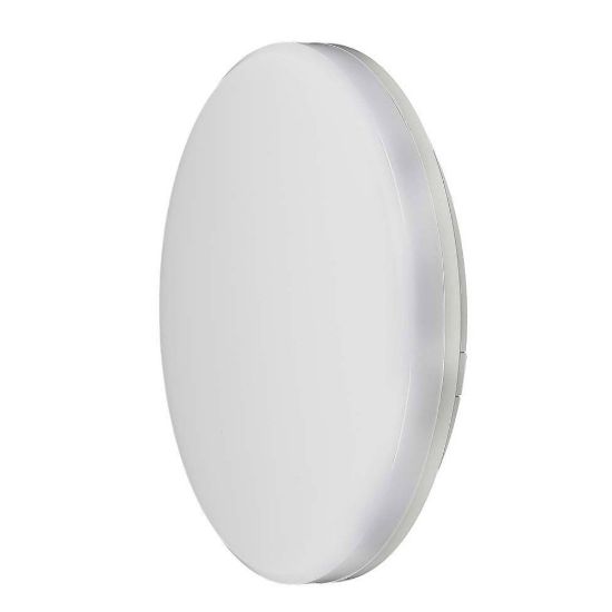 Immagine di PLAFONIERA LED ROTONDA 15W COLORE BIANCO 4000K DIMENSIONE 200x47,5 MM IP44 VT-8033RD-N V-TAC