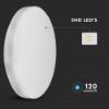Immagine di PLAFONIERA LED ROTONDA 15W COLORE BIANCO 6500K DIMENSIONE 200x47,5 MM IP44 VT-8033RD-N V-TAC