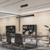 Immagine di PLAFONIERA LED A SOSPENSIONE 40W LUNGHEZZA 500MM COLORE NERO CON SELETTORE CCT 3000K,4000K O 6500K IP20 VT-7-44-B V-TAC