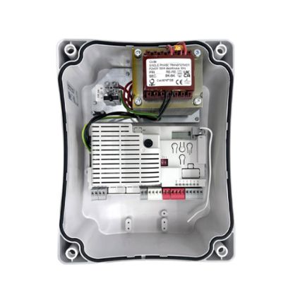 Immagine di CENTRALE DI COMANDO UNIVERSALE 150VA PER 2 MOTORI PER CANCELLO BATTENTE 24V KEY