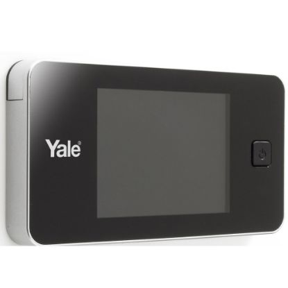 Immagine di SPIONCINO ELETTRONICO DIGITALE COLORE ARGENTO,TELECAMERA ALTA QUALITA, FORO STADARD 14 MM SPESSORE PORTA 38-110MM