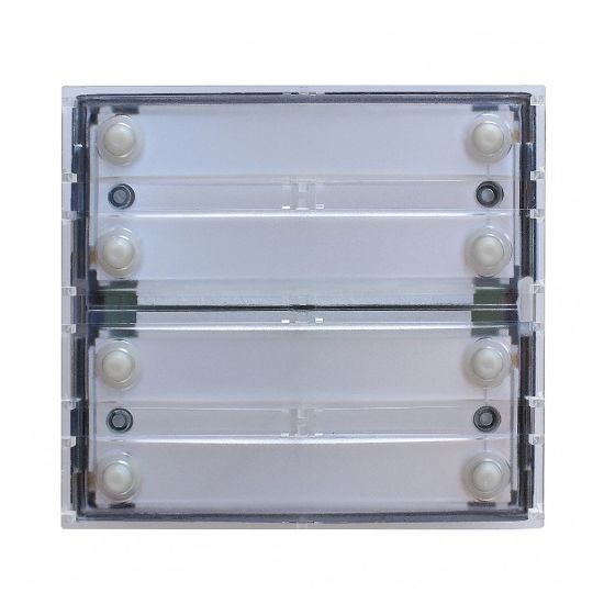 Immagine di MODULO TASTI AGGIUNTIVO DELLA LINEA DI POSTI ESTERNI ALBA, CON 4 TASTI PER 4 CHIAMATE FARFISA