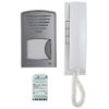 Immagine di KIT AUDIO MONOFAMILIARE CLICKIT COMPOSTO DA UN CITOFONO EXHITO EX311 UN PULSANTE CLICK FILO MURO E UN ALIMENTATORE FARFISA