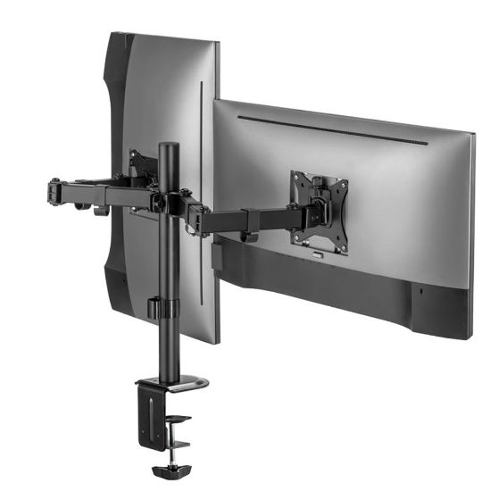 Immagine di SUPPORTO UNIVERSALE DA TAVOLO PER MONITOR 17-32 POLLICI UNIVERSALE BRACCIO DOPPIO SUPERIOR