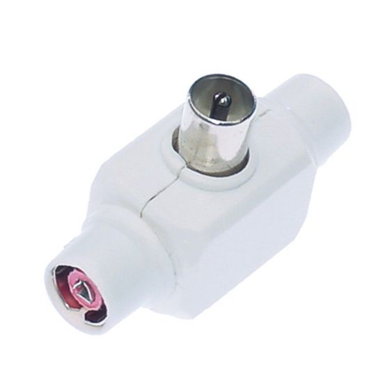 Immagine di SPINA TV TRIPLA Ø 9,5 MM ATTENUAZIONE 3,5 DB COAX 75 OHM BLISTER 2 PZ