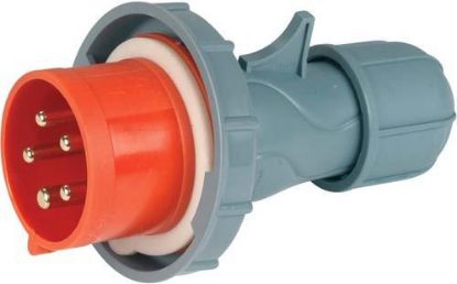 Immagine di SPINA INDUSTRIALE MOBILE 3 POLI+NEUTRO+TERRA 380V 16A IP67 ROSI