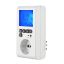 Immagine di TIMER DIGITALE SETTIMANALE CON SPINA 10A E PRESA SCHUKO/10A ELECTRALINE