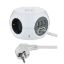 Immagine di MULTIPRESA CUBO WIRELESS 3 PRESE POLIVALENTI E 3 PRESE USB 2,4A CON INTERRUTTORE CAVO 1,5 MT BIANCA ELECTRALINE