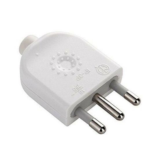 Immagine di SPINA DRITTA 16A 2P+T BIANCA ELECTRALINE