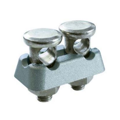 Immagine di MORSETTO TERMINALE DOPPIO RAMATO SEM