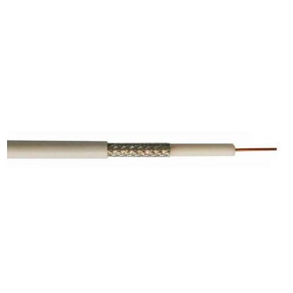 Immagine di CAVO TV SATELLITARE BIANCO CLASSE B Ø 5 MM² ROTOLO 100 MT