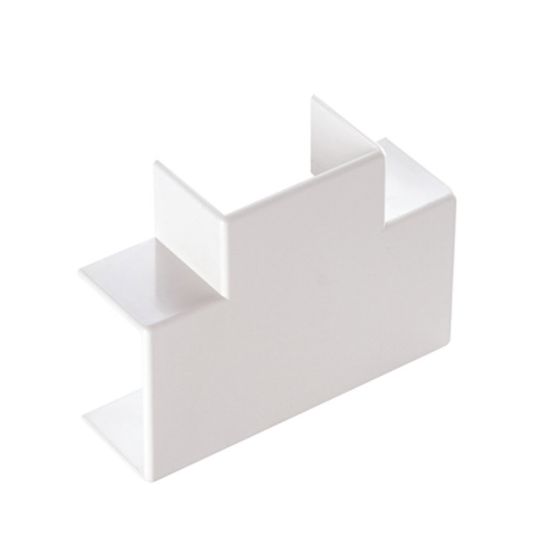 Immagine di GIUNZIONE A T PER MINICANALE 40x17 MM BIANCO CONFEZIONE 2 PZ ELETTROCANALI