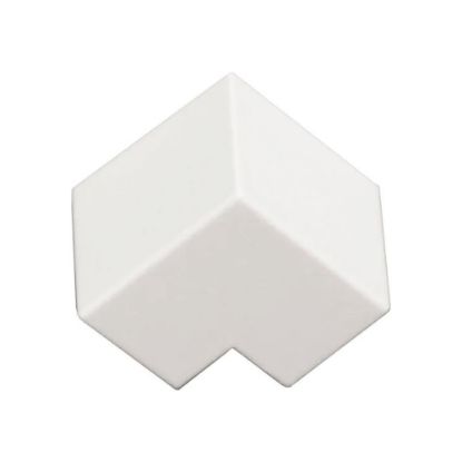 Immagine di ANGOLO ESTERNO PER CANALE 40x40 MM BIANCO CONFEZIONE 2 PZ ELETTROCANALI