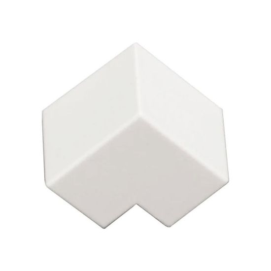 Immagine di ANGOLO ESTERNO PER MINICANALA 40x17 MM BIANCO CONFEZIONE 2 PZ ELETTROCANALI