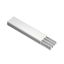 Immagine di CANALE BATTISCOPA E CORNICE 70x20 MM BIANCO L 2 MT ELETTROCANALI