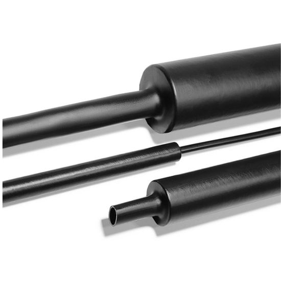 Immagine di GUAINA TERMORESTRINGENTE 4:1 NERO TREDUX-MA47-40/12 CONFEZIONE DA 4 PZ HELLERMANNTYTON