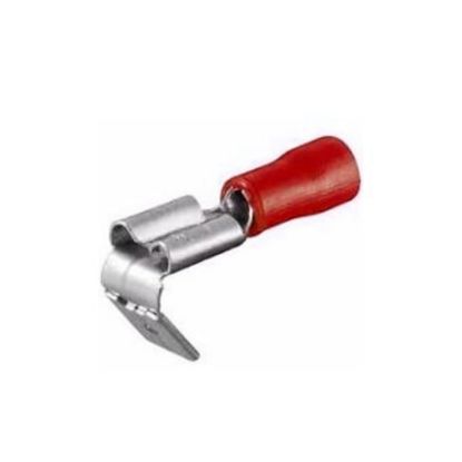 Immagine di TERMINALE ROSSO MASCHIO/FEMMINA 6,35 MM BLISTER 10 PZ ELECTRALINE