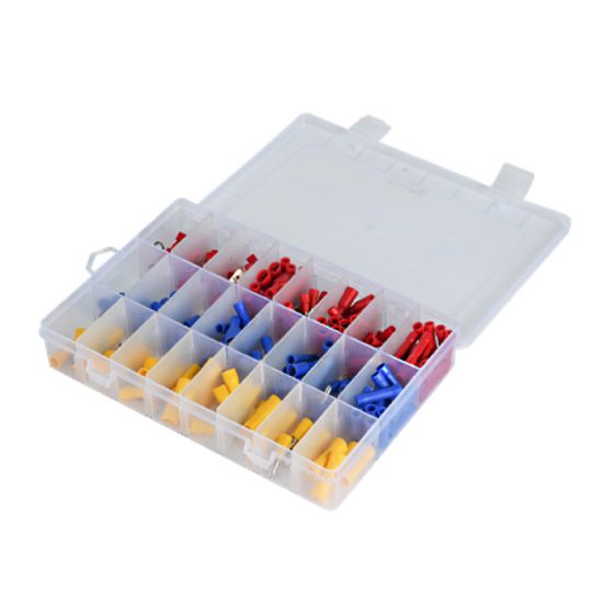 Immagine di VALIGETTA IN KIT TERMINALI ASSORTITI 250 PZ ELECTRALINE