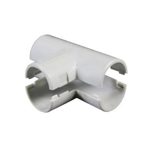 Immagine di RACCORDO T PER TUBO PASSACAVI Ø 32 MM CONFEZIONE 20 PZ