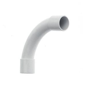 Immagine di CURVA PER CANNA PASSACAVI GRIGIA Ø 20 MM CONFEZIONE 100 PZ