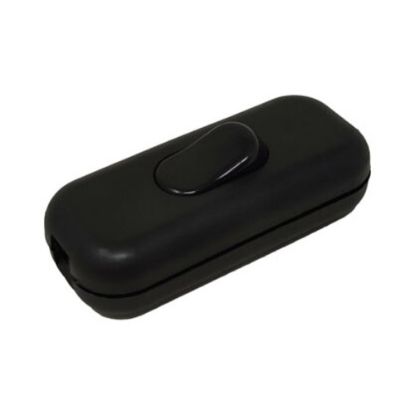 Immagine di INTERRUTTORE PASSAFILO 250V NERO CONFEZIONE 2 PZ F.A.E.G.