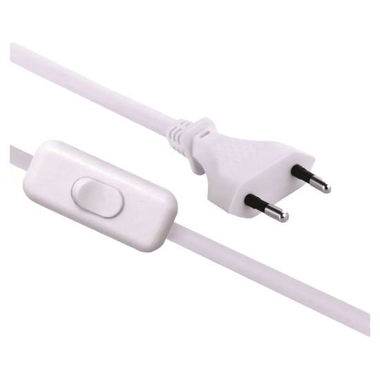 Immagine di PROLUNGA CON INTERRUTTORE 2,5A MT1.5 BIANCO ELECTRALINE